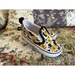Girls vans Sneakers Floral Cow Print Cowgirl Sz 7 Kids